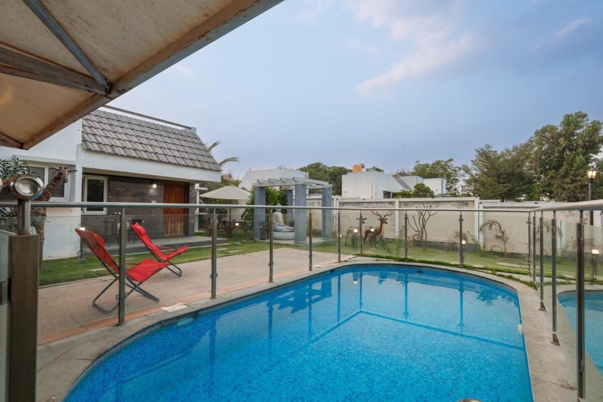 Blue Nest By Stayjadeparty Villalawn Hosūr Exterior foto
